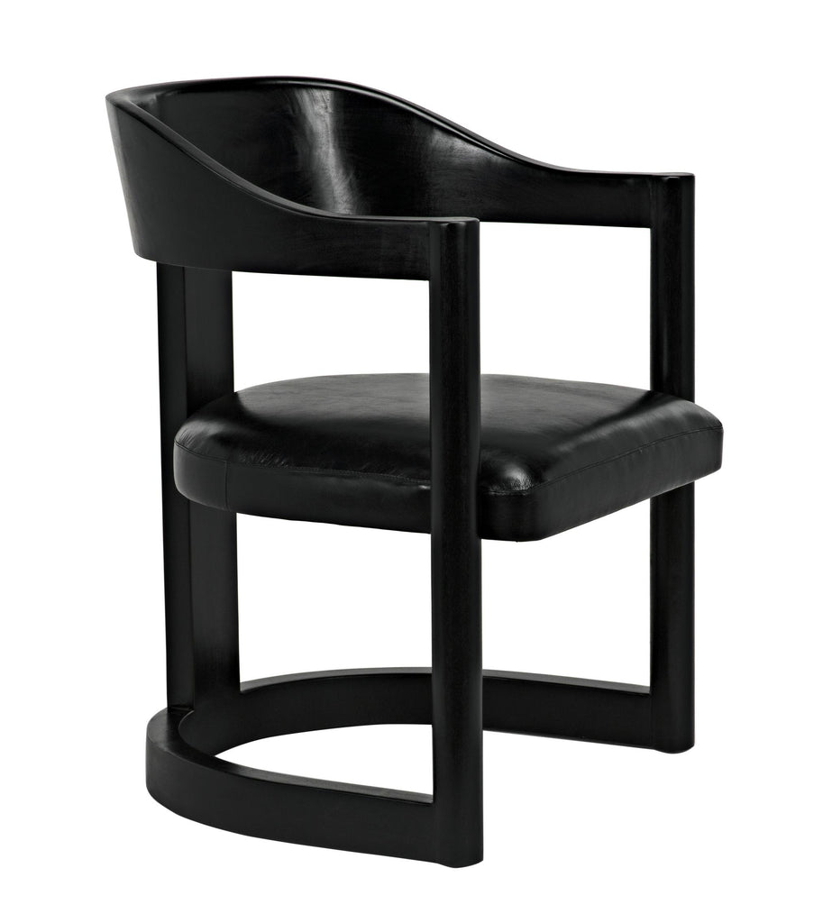 NOIR Mccormick Chair Charcoal Black