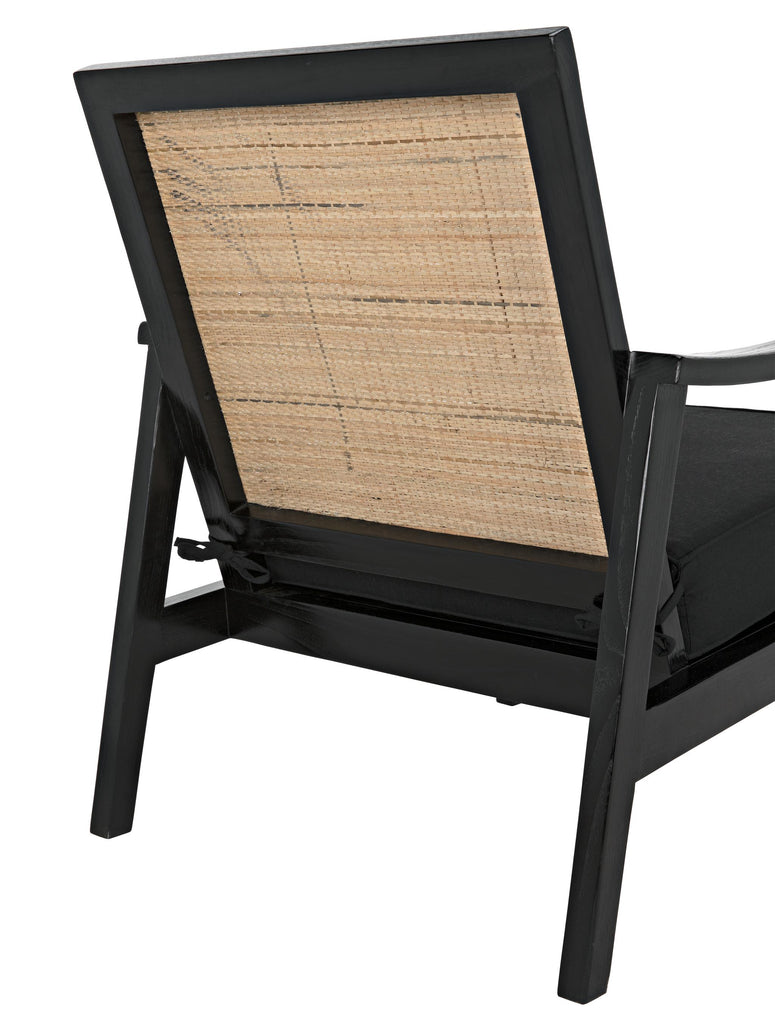 NOIR Lichtenstein Chair Charcoal Black