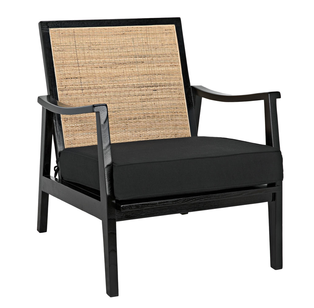 NOIR Lichtenstein Chair Charcoal Black