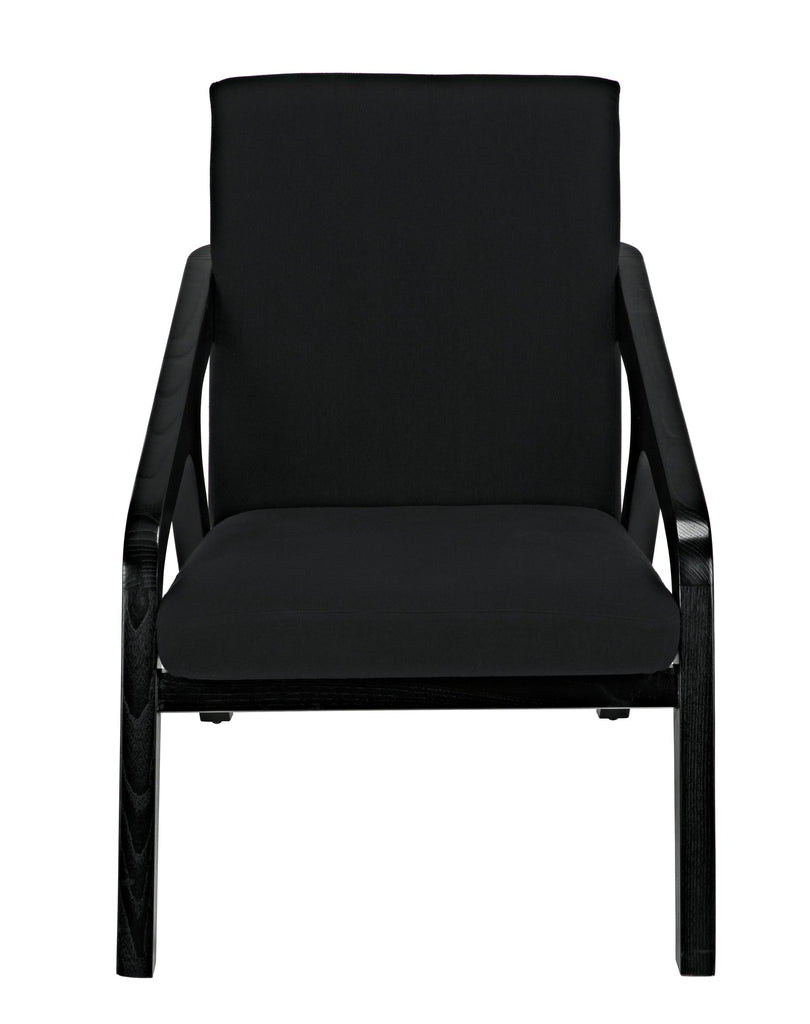 NOIR Lamar Chair Charcoal Black