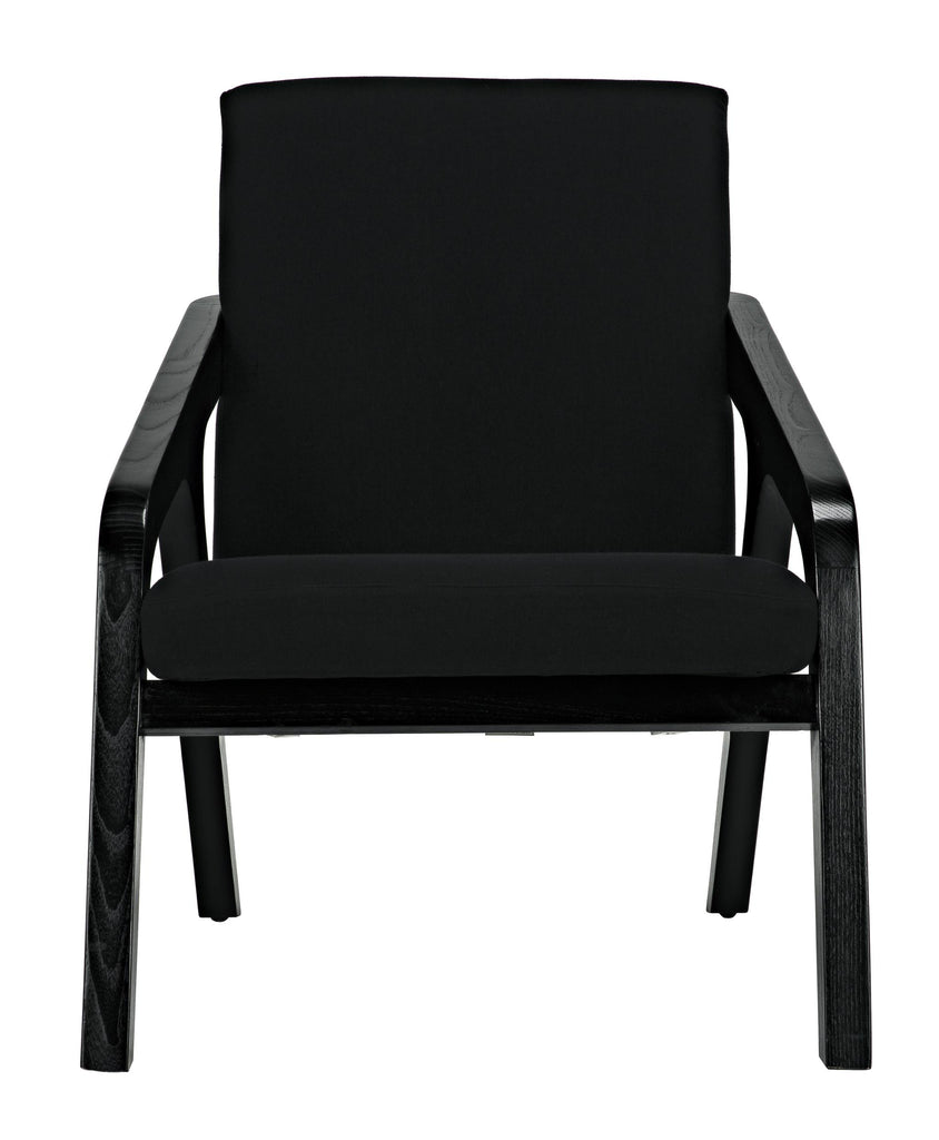 NOIR Lamar Chair Charcoal Black