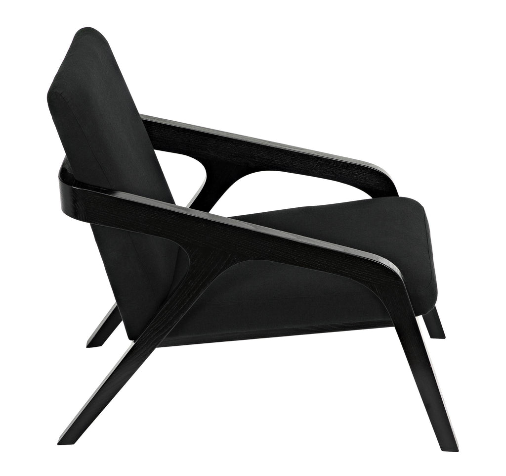 NOIR Lamar Chair Charcoal Black