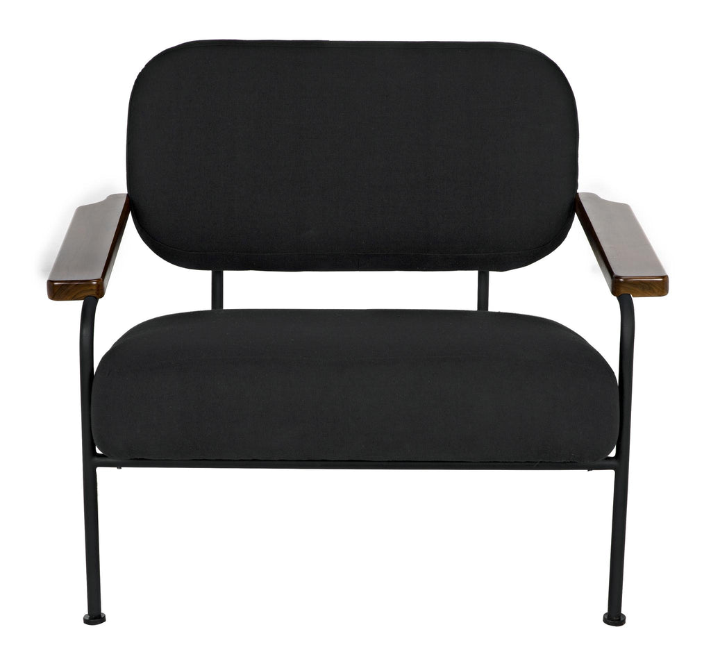 NOIR Zeus Chair with Black Cotton Fabric