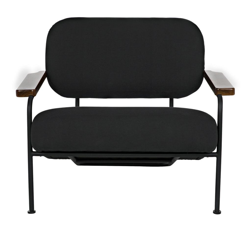 NOIR Zeus Chair with Black Cotton Fabric