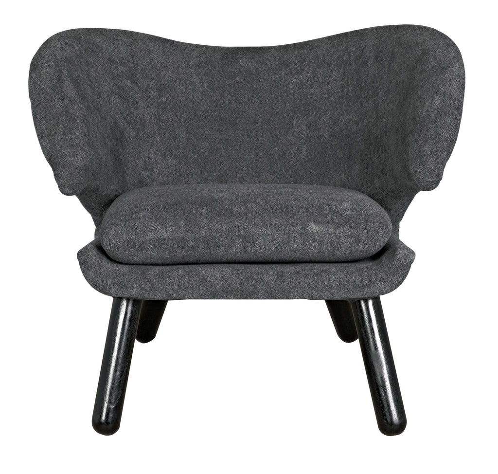 NOIR Valerie Chair with Grey Fabric