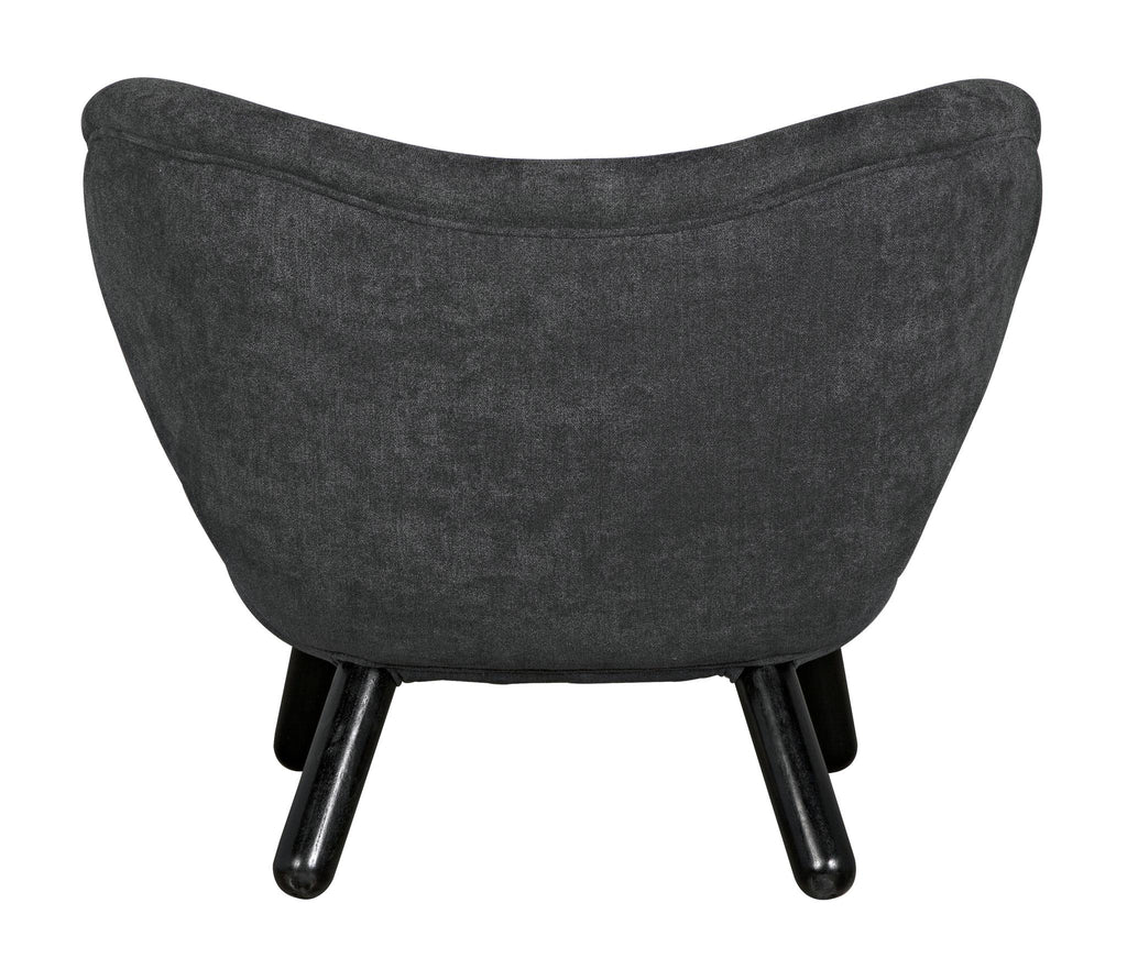 NOIR Valerie Chair with Grey Fabric