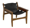 Noir Nomo Chair Teak With Leather