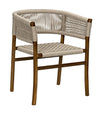 Noir Conrad Chair Teak With Woven Rope