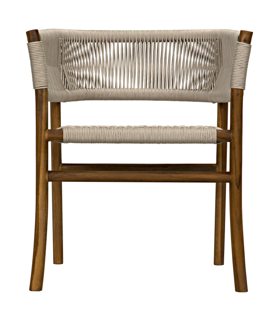 NOIR Conrad Chair Teak with Woven Rope