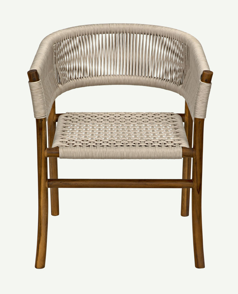 NOIR Conrad Chair Teak with Woven Rope