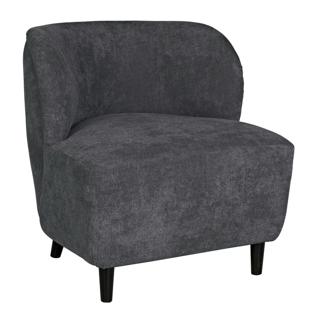 NOIR Laffont Chair with Grey Fabric