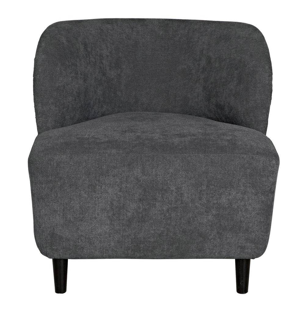 NOIR Laffont Chair with Grey Fabric