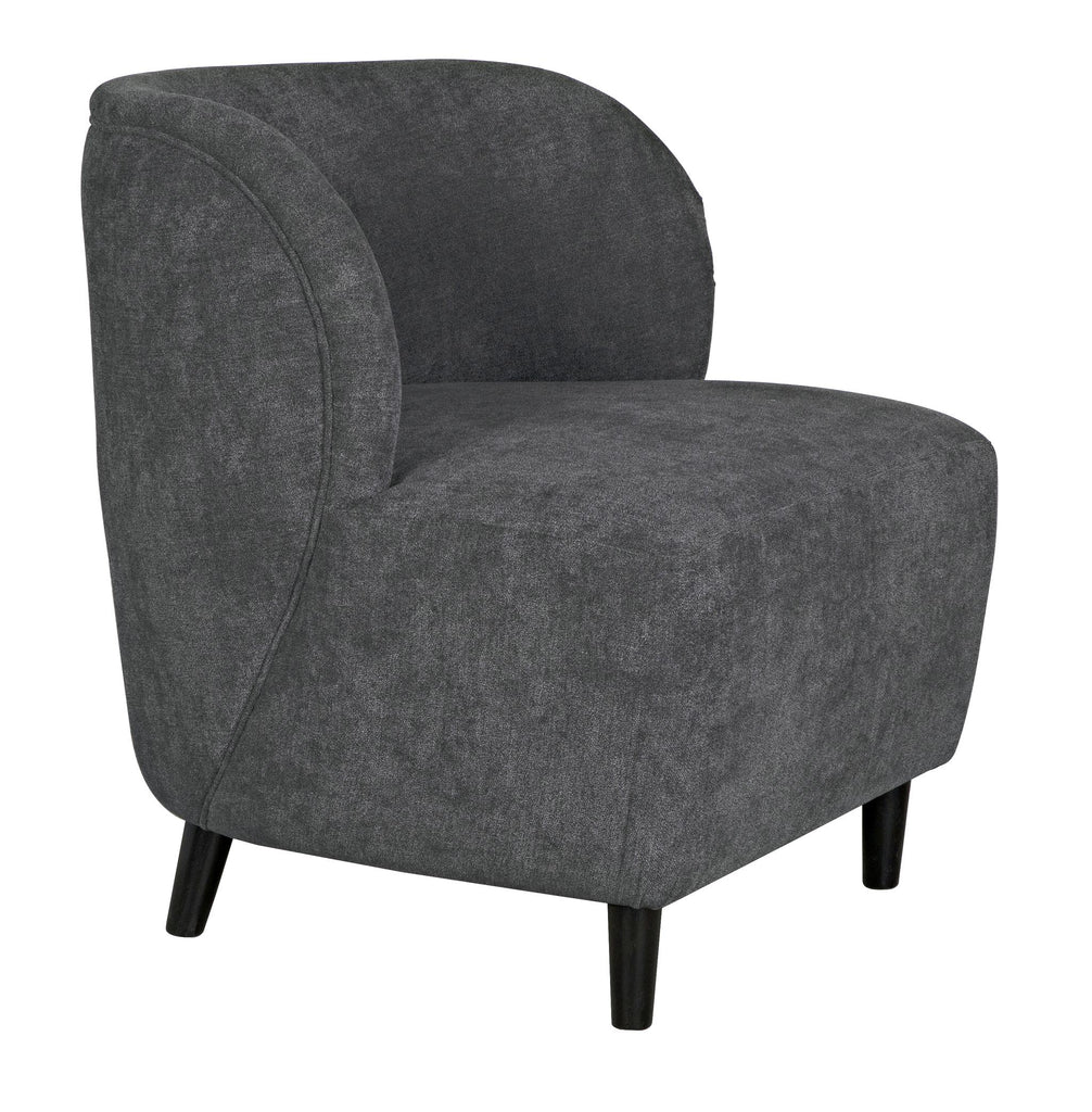 NOIR Laffont Chair with Grey Fabric