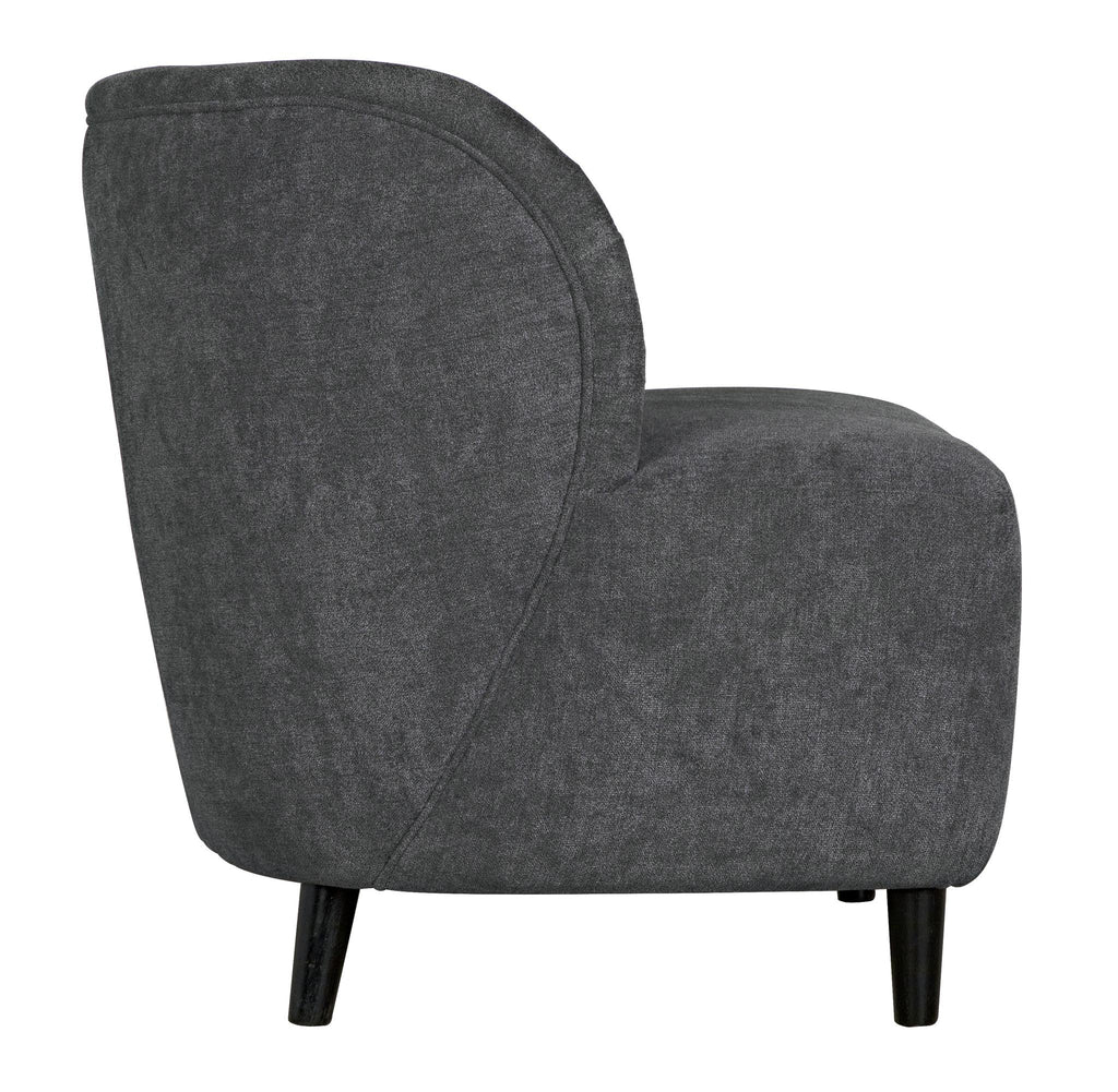 NOIR Laffont Chair with Grey Fabric