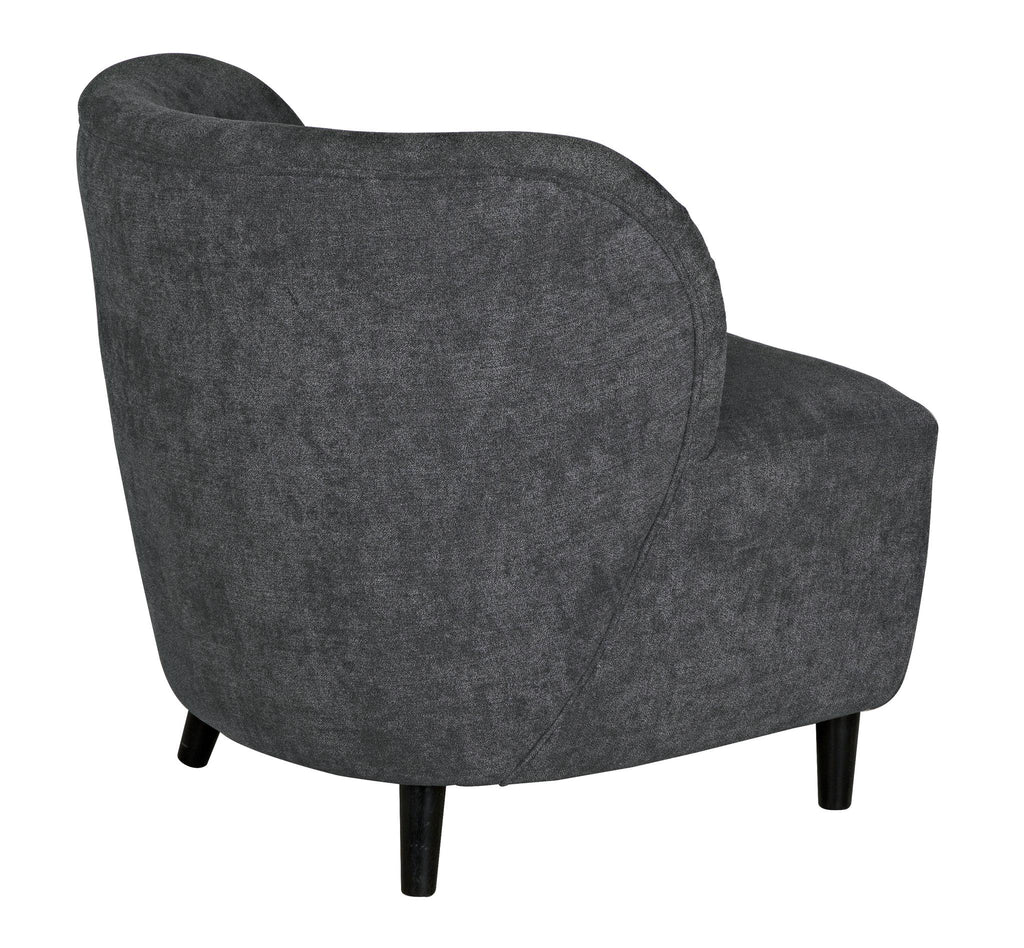 NOIR Laffont Chair with Grey Fabric