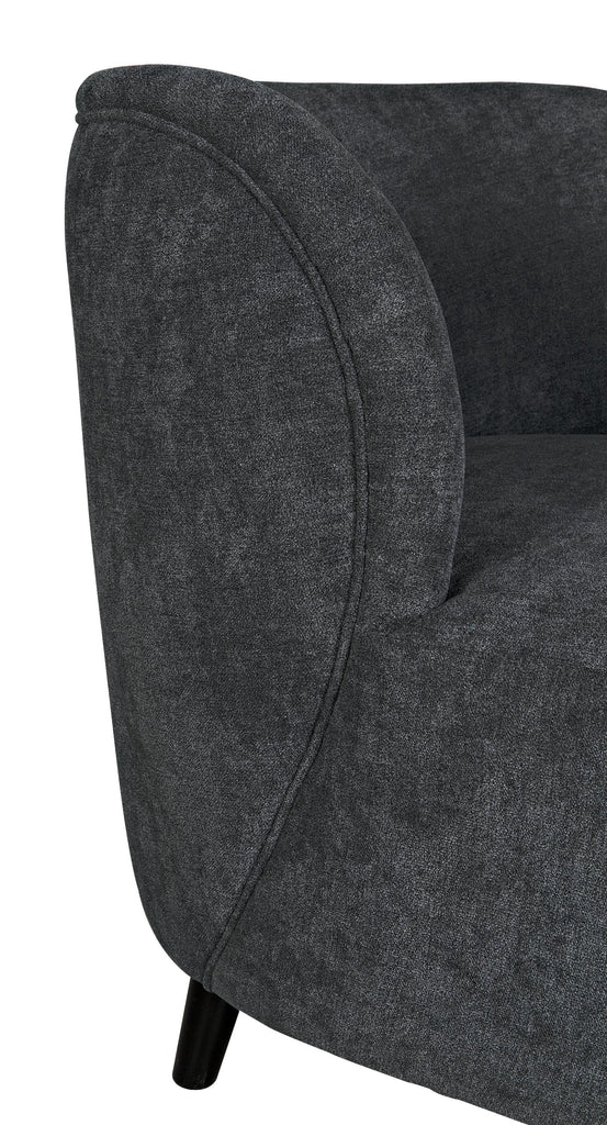 NOIR Laffont Chair with Grey Fabric