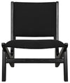 Noir Boomerang Chair Charcoal Black