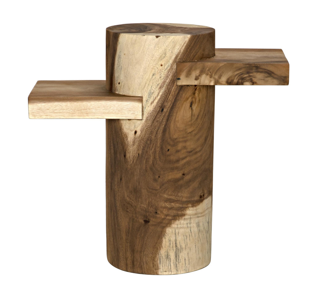 NOIR Tabula Side Table Munggur Wood