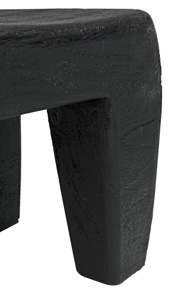 NOIR Sumo Stool Black Burnt