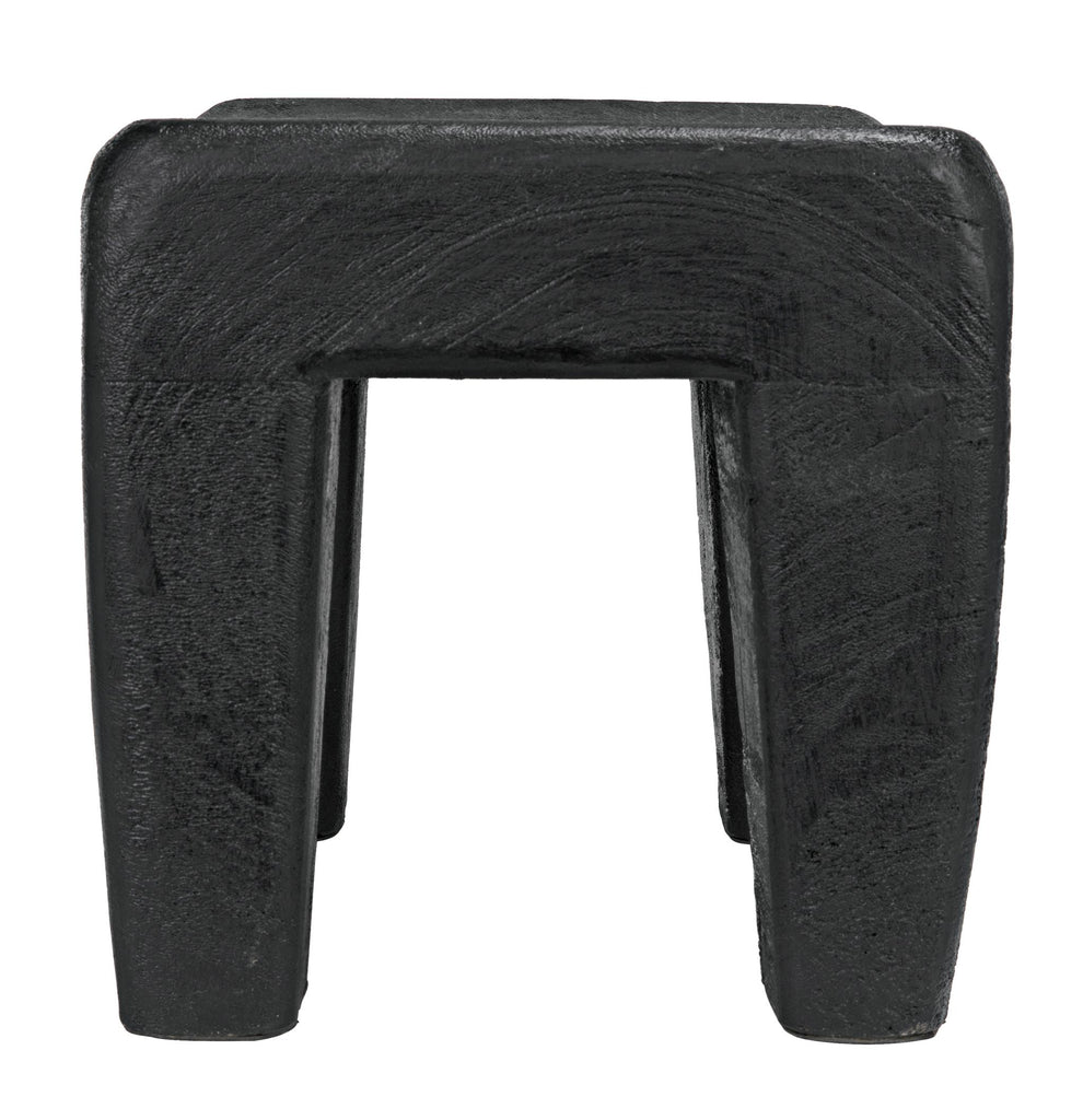 NOIR Sumo Stool Black Burnt