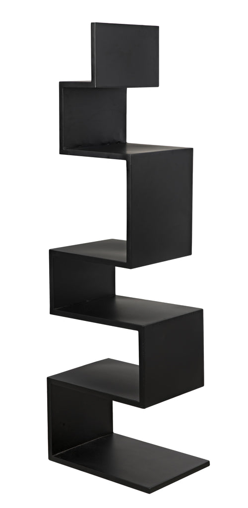 NOIR Laszlo Bookcase Black Steel