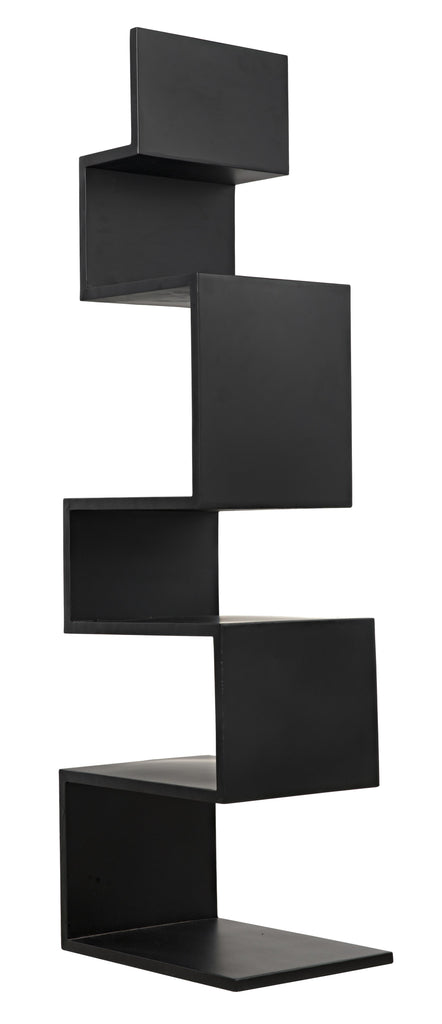 NOIR Laszlo Bookcase Black Steel