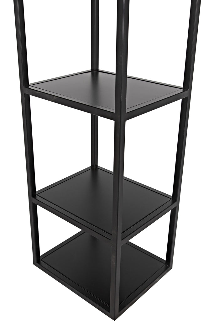 NOIR Downtown B Bookcase Black Metal