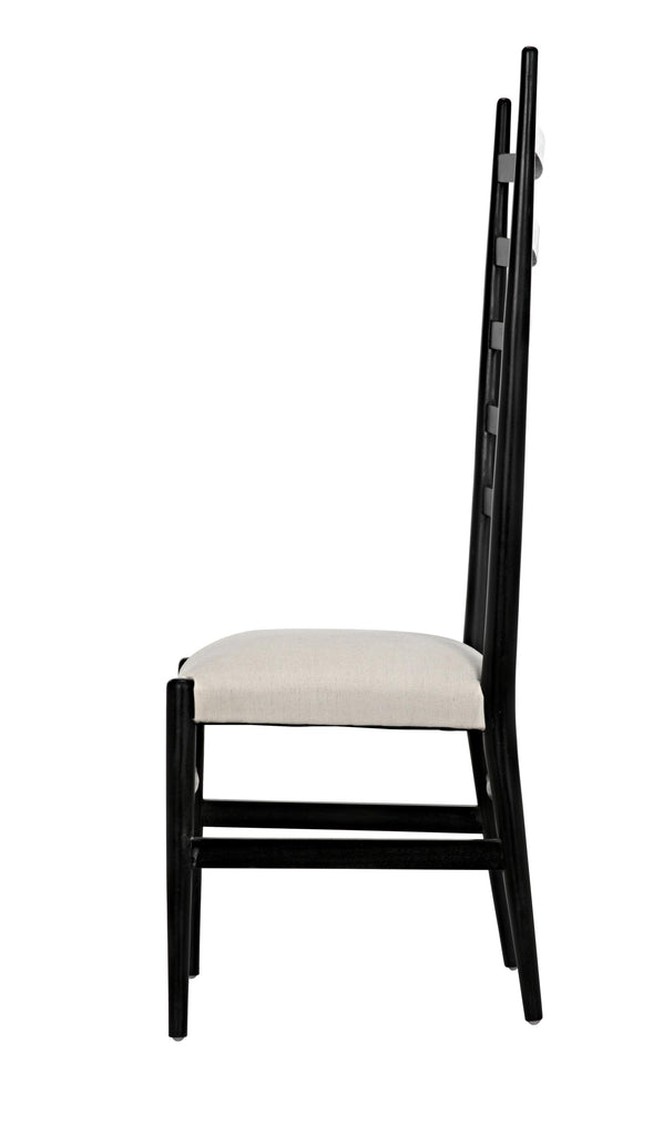 NOIR Ladder Chair Hand Rubbed Black