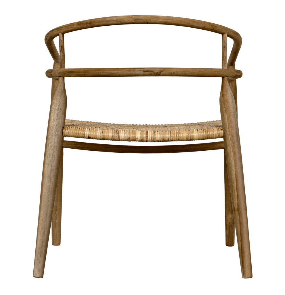 NOIR Finley Chair with Rattan Teak