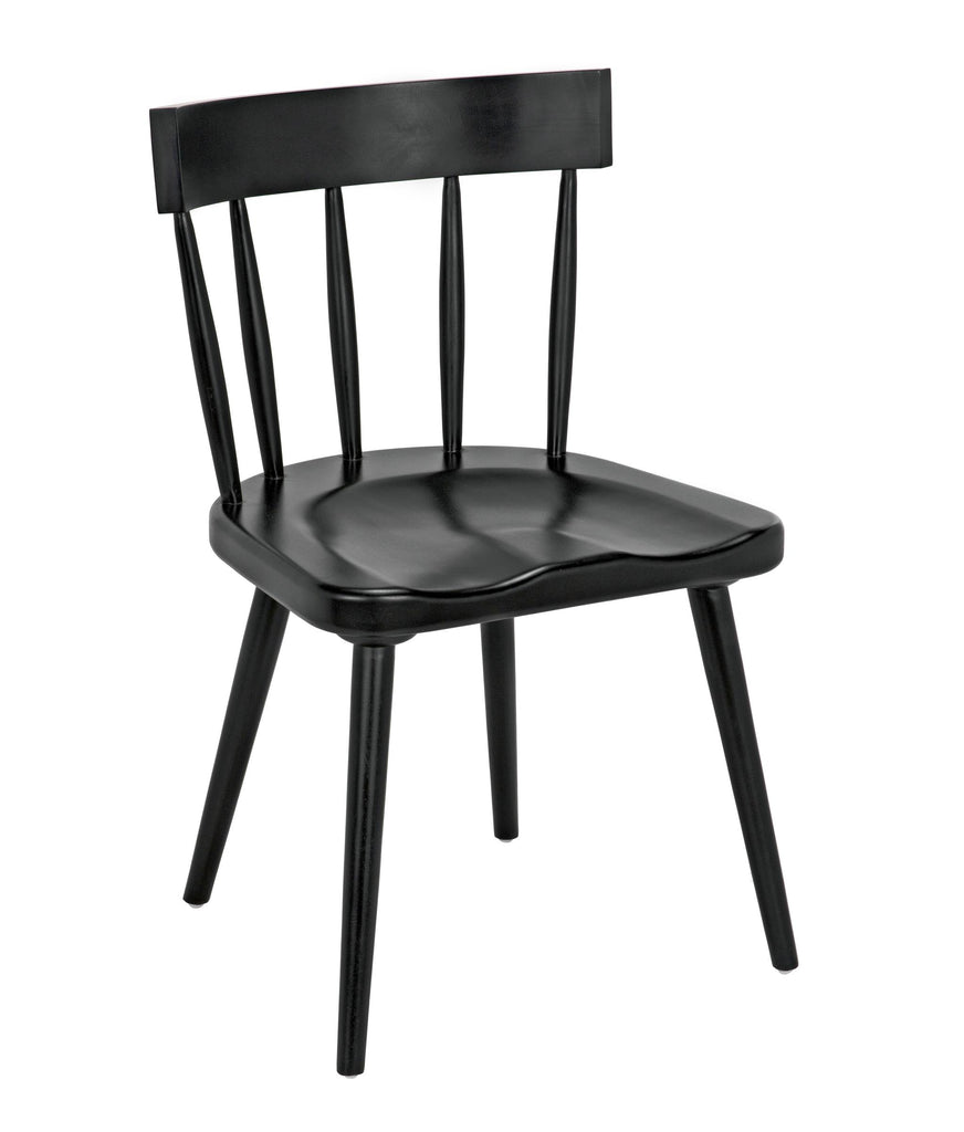 NOIR Esme Chair Hand Rubbed Black