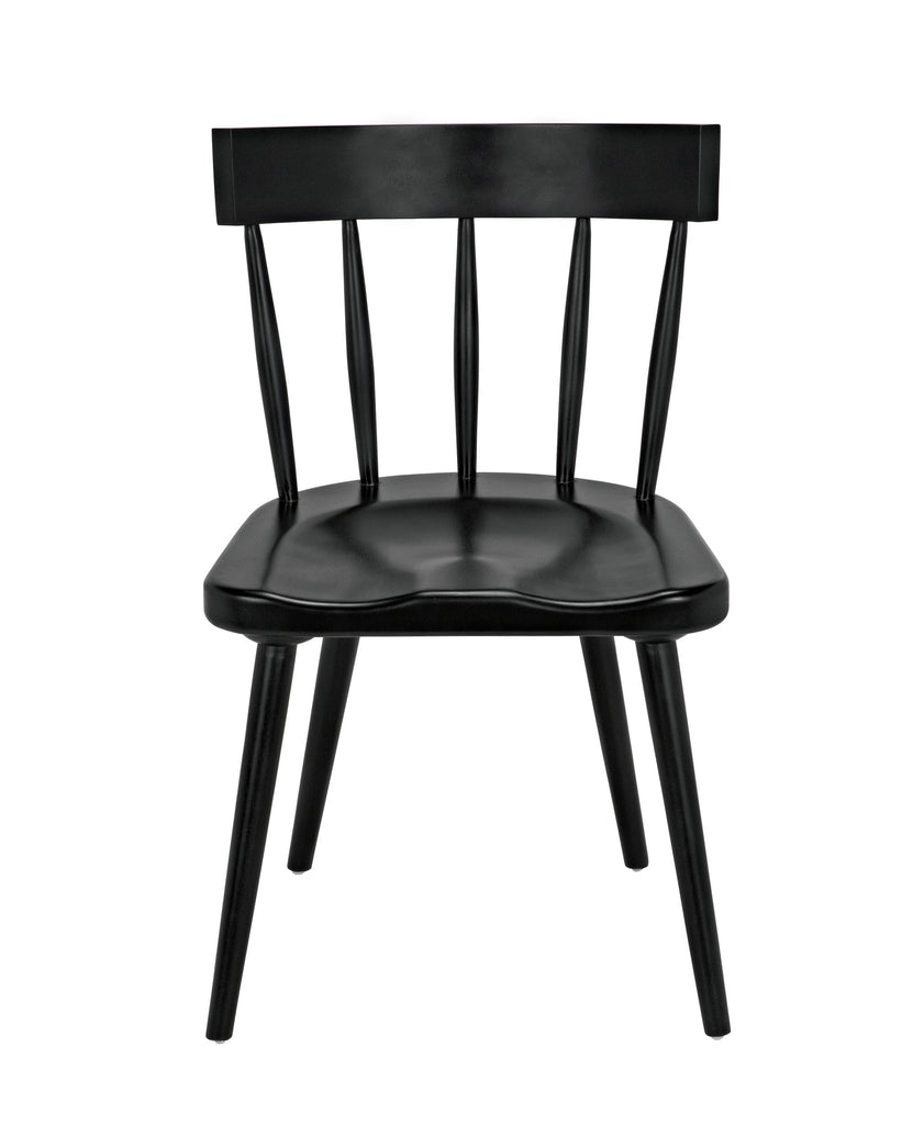 NOIR Esme Chair Hand Rubbed Black