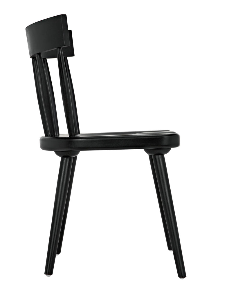 NOIR Esme Chair Hand Rubbed Black