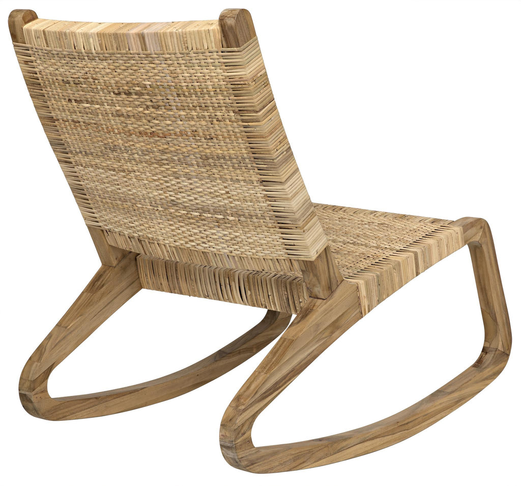 NOIR Las Palmas Chair Teak with Woven