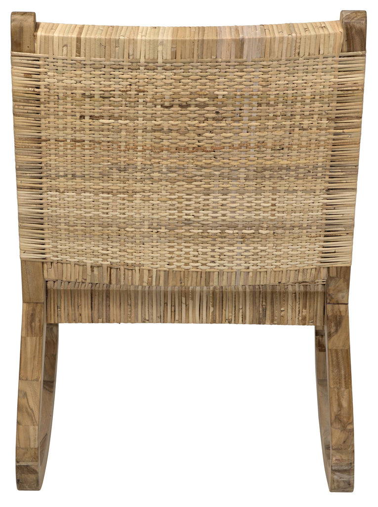 NOIR Las Palmas Chair Teak with Woven