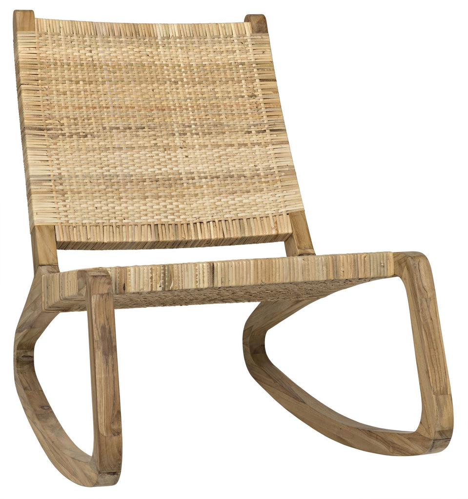 NOIR Las Palmas Chair Teak with Woven