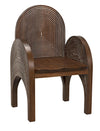 Noir Mars Chair Dark Walnut With Details