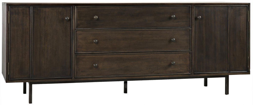 NOIR Boston Sideboard Ebony Walnut