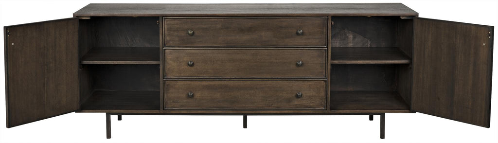 NOIR Boston Sideboard Ebony Walnut