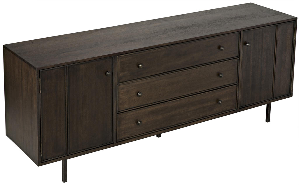 NOIR Boston Sideboard Ebony Walnut