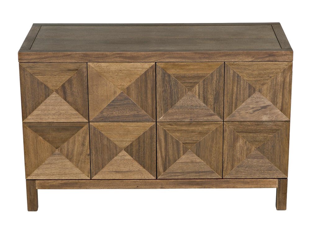 NOIR Quadrant 2 Door Sideboard Dark Walnut