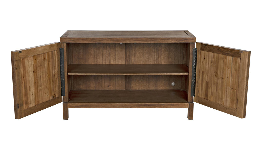 NOIR Quadrant 2 Door Sideboard Dark Walnut