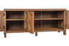 Noir Quadrant 3 Door Sideboard Dark Walnut