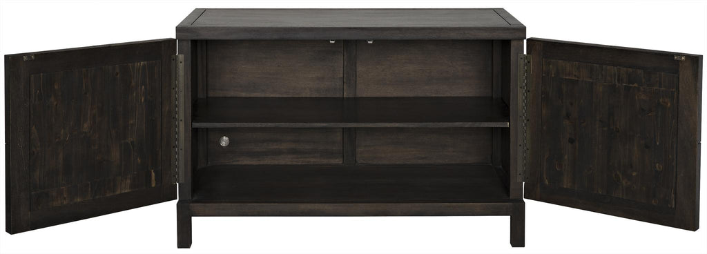 NOIR Quadrant 2 Door Sideboard Ebony Walnut