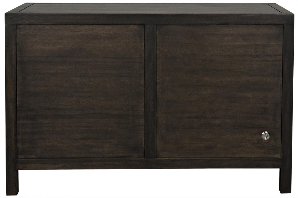 NOIR Quadrant 2 Door Sideboard Ebony Walnut