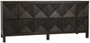 Noir Quadrant 3 Door Sideboard Ebony Walnut