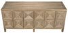 Noir Quadrant 3 Door Sideboard Washed Walnut