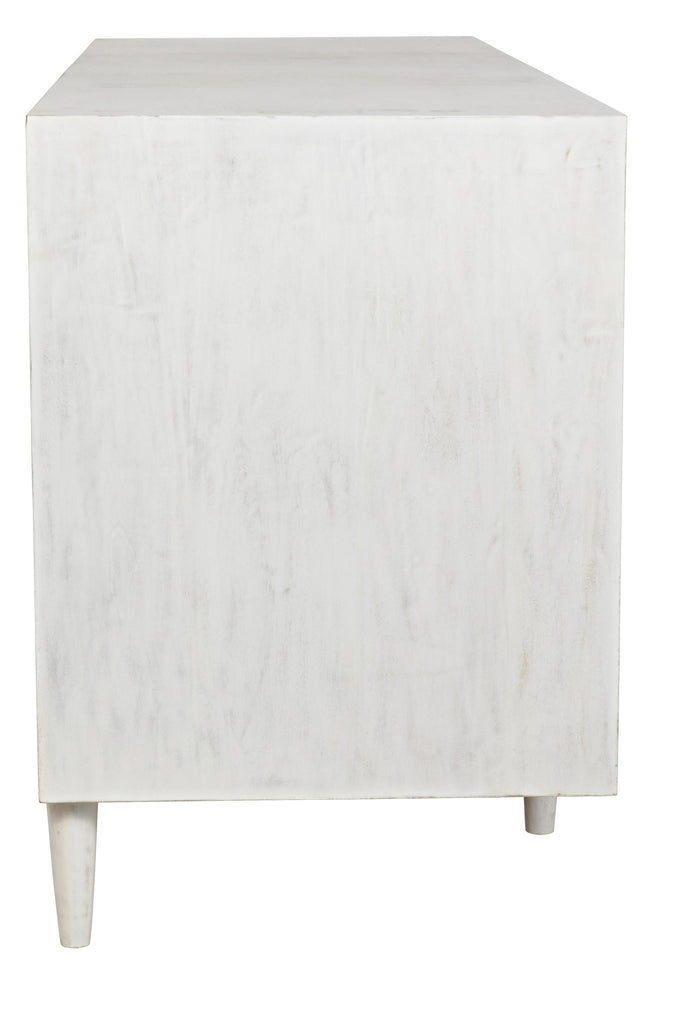 NOIR Morten 9 Drawer Dresser White Wash