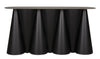 Noir Salt And Pepper Console Black Steel