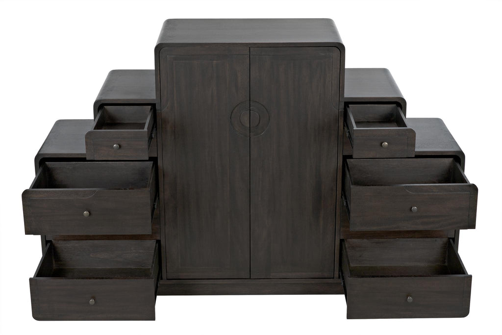 NOIR Nova Sideboard Ebony Walnut