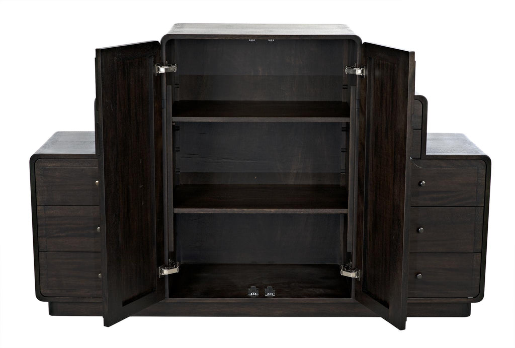 NOIR Nova Sideboard Ebony Walnut